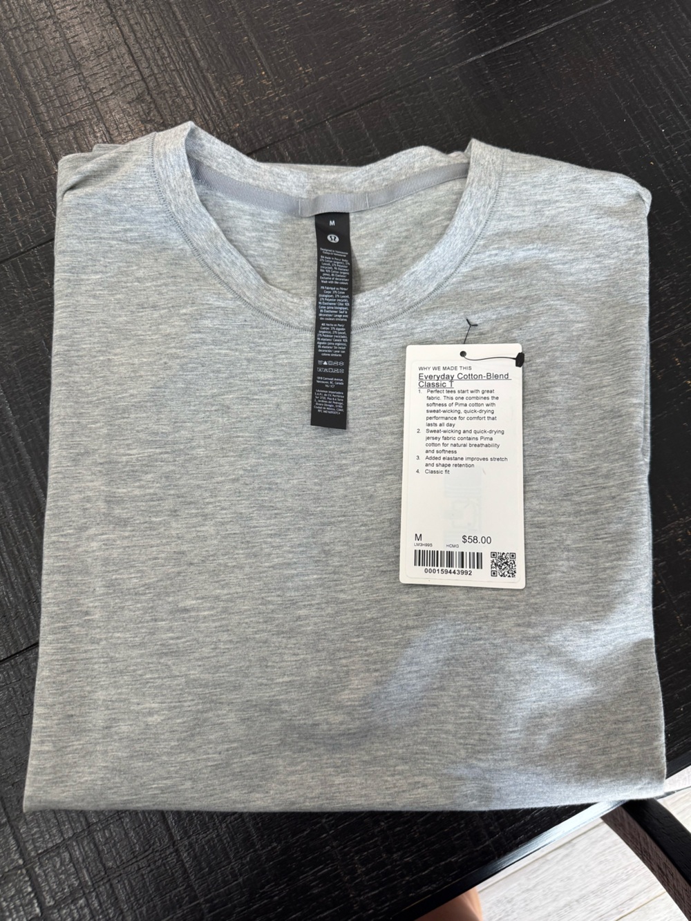 LULULEMON Everyday Cotton Blend Cotton T